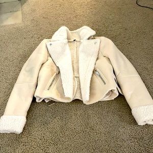 New Jacket from Shein!! Never worn!! Size L! Cream colored!